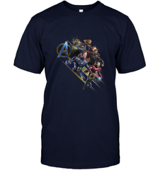 Marvel Avengers Endgame Action Pose Logo Men's T-Shirt Men's T-Shirt - HHHstores