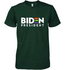 Joseph Biden For President T Shirt_ LGBT Gay Pride Rainbow Men's Premium T-Shirt Men's Premium T-Shirt - HHHstores