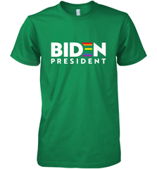 Joseph Biden For President T Shirt_ LGBT Gay Pride Rainbow Men's Premium T-Shirt Men's Premium T-Shirt - HHHstores