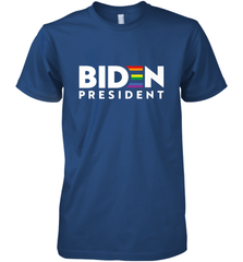 Joseph Biden For President T Shirt_ LGBT Gay Pride Rainbow Men's Premium T-Shirt Men's Premium T-Shirt - HHHstores