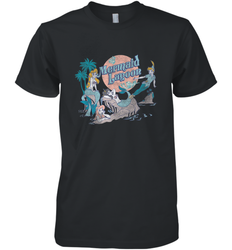 Disney Peter Pan Distressed Mermaid Lagoon Men's Premium T-Shirt