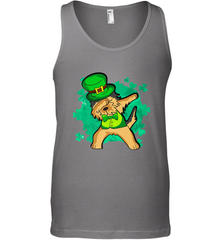 Dabbing Irish Terrier Dog Leprechaun St Patricks Day Ireland Men's Tank Top Men's Tank Top - HHHstores