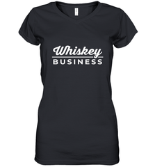 Whiskey Business Drinking St Patrick's Day Women's V-Neck T-Shirt Women's V-Neck T-Shirt - HHHstores