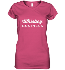 Whiskey Business Drinking St Patrick's Day Women's V-Neck T-Shirt Women's V-Neck T-Shirt - HHHstores