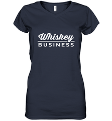Whiskey Business Drinking St Patrick's Day Women's V-Neck T-Shirt Women's V-Neck T-Shirt - HHHstores