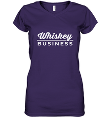Whiskey Business Drinking St Patrick's Day Women's V-Neck T-Shirt Women's V-Neck T-Shirt - HHHstores