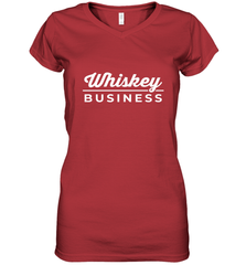 Whiskey Business Drinking St Patrick's Day Women's V-Neck T-Shirt Women's V-Neck T-Shirt - HHHstores