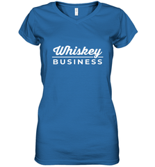 Whiskey Business Drinking St Patrick's Day Women's V-Neck T-Shirt Women's V-Neck T-Shirt - HHHstores