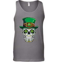 Sugar Skull Leprechaun T Shirt St Patricks Day Women Men Men's Tank Top Men's Tank Top - HHHstores