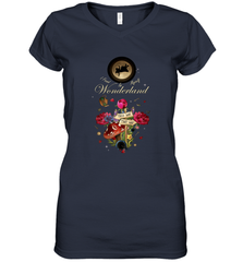 I Found Myself In Wonderland  Alice In Wonderland Women's V-Neck T-Shirt Women's V-Neck T-Shirt - HHHstores