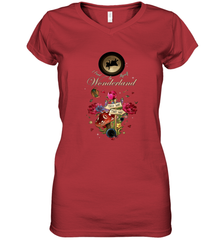 I Found Myself In Wonderland  Alice In Wonderland Women's V-Neck T-Shirt Women's V-Neck T-Shirt - HHHstores