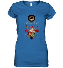 I Found Myself In Wonderland  Alice In Wonderland Women's V-Neck T-Shirt Women's V-Neck T-Shirt - HHHstores