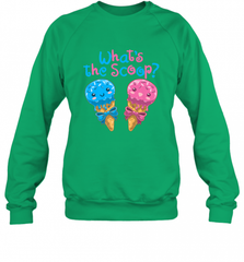 Gender Reveal Family Party Ice Cream What's the Scoop Crewneck Sweatshirt Crewneck Sweatshirt - HHHstores