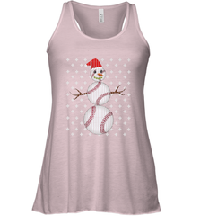 UGLY CHRISTMAS Baseball Snowman Holiday Santa Funny Men Gift Women's Racerback Tank Women's Racerback Tank - HHHstores