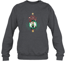 NBA Boston Celtics Logo merry Christmas gilf Crewneck Sweatshirt Crewneck Sweatshirt - HHHstores