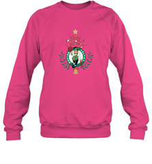 NBA Boston Celtics Logo merry Christmas gilf Crewneck Sweatshirt Crewneck Sweatshirt - HHHstores