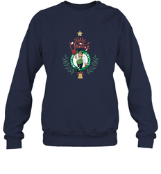 NBA Boston Celtics Logo merry Christmas gilf Crewneck Sweatshirt
