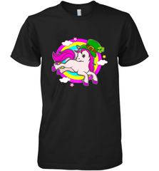 Irish Leprechaun Unicorn Cute St Patricks Day Ireland Men's Premium T-Shirt Men's Premium T-Shirt - HHHstores