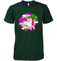 Irish Leprechaun Unicorn Cute St Patricks Day Ireland Men's Premium T-Shirt Men's Premium T-Shirt - HHHstores