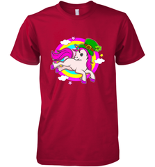 Irish Leprechaun Unicorn Cute St Patricks Day Ireland Men's Premium T-Shirt Men's Premium T-Shirt - HHHstores