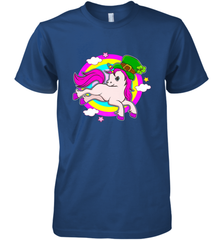 Irish Leprechaun Unicorn Cute St Patricks Day Ireland Men's Premium T-Shirt Men's Premium T-Shirt - HHHstores