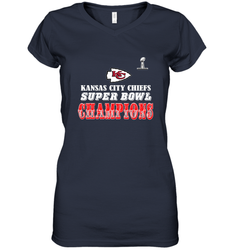 NFL Kansas City Chiefs super bowl champions 2020 Women's V-Neck T-Shirt