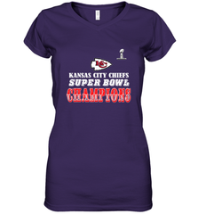 NFL Kansas City Chiefs super bowl champions 2020 Women's V-Neck T-Shirt Women's V-Neck T-Shirt - HHHstores