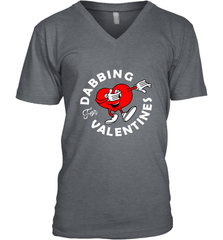 Dabbing Heart For Valentine's Day Art Graphics Heart Gift Men's V-Neck Men's V-Neck - HHHstores