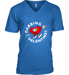 Dabbing Heart For Valentine's Day Art Graphics Heart Gift Men's V-Neck Men's V-Neck - HHHstores