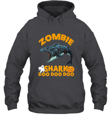 Zombie Shark Doo Doo Doo Halloween Shake Costume Lover Gifts Hooded Sweatshirt Hooded Sweatshirt - HHHstores