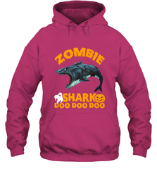 Zombie Shark Doo Doo Doo Halloween Shake Costume Lover Gifts Hooded Sweatshirt Hooded Sweatshirt - HHHstores