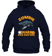 Zombie Shark Doo Doo Doo Halloween Shake Costume Lover Gifts Hooded Sweatshirt Hooded Sweatshirt - HHHstores