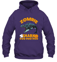 Zombie Shark Doo Doo Doo Halloween Shake Costume Lover Gifts Hooded Sweatshirt Hooded Sweatshirt - HHHstores
