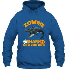 Zombie Shark Doo Doo Doo Halloween Shake Costume Lover Gifts Hooded Sweatshirt Hooded Sweatshirt - HHHstores