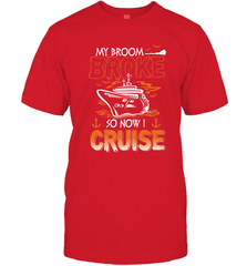 My Broom Broke So Now I Cruise Halloween Cruising Men's T-Shirt Men's T-Shirt - HHHstores