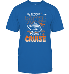 My Broom Broke So Now I Cruise Halloween Cruising Men's T-Shirt Men's T-Shirt - HHHstores