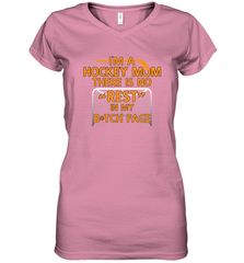 Im A hockey Mom Design Women's V-Neck T-Shirt Women's V-Neck T-Shirt - HHHstores