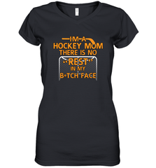 Im A hockey Mom Design Women's V-Neck T-Shirt Women's V-Neck T-Shirt - HHHstores