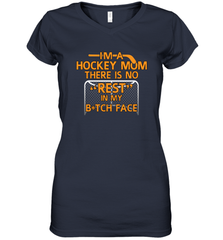 Im A hockey Mom Design Women's V-Neck T-Shirt Women's V-Neck T-Shirt - HHHstores