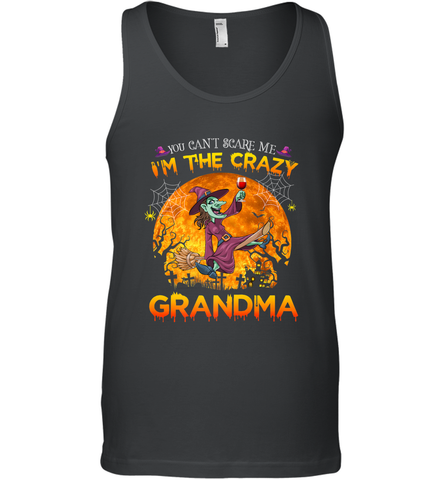 You can't scare me I'm the crazy grandma halloween Men's Tank Top Men's Tank Top / Black / XS Men's Tank Top - HHHstores