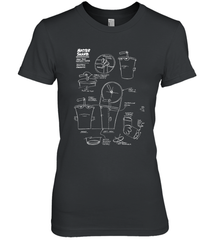 Aqua Teen Hunger Force Master Shake Sculptin Diagram Women's Premium T-Shirt Women's Premium T-Shirt - HHHstores