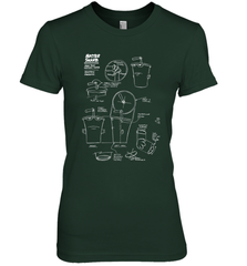 Aqua Teen Hunger Force Master Shake Sculptin Diagram Women's Premium T-Shirt Women's Premium T-Shirt - HHHstores