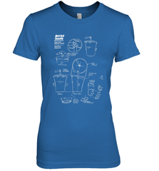 Aqua Teen Hunger Force Master Shake Sculptin Diagram Women's Premium T-Shirt Women's Premium T-Shirt - HHHstores