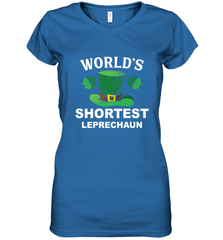 Shortest Leprechaun Funny Family St. Patrick's Day Women's V-Neck T-Shirt Women's V-Neck T-Shirt - HHHstores