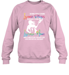 Lacrosse Strong Lacrosse Mom Crewneck Sweatshirt Crewneck Sweatshirt - HHHstores