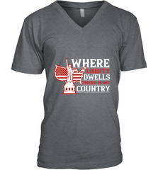 Where liberty dwells, there is my country 01 Men's V-Neck Men's V-Neck - HHHstores