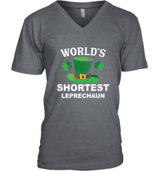 Shortest Leprechaun Funny Family St. Patrick's Day Men's V-Neck Men's V-Neck - HHHstores