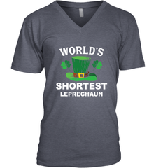 Shortest Leprechaun Funny Family St. Patrick's Day Men's V-Neck Men's V-Neck - HHHstores