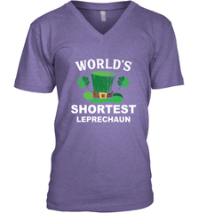 Shortest Leprechaun Funny Family St. Patrick's Day Men's V-Neck Men's V-Neck - HHHstores