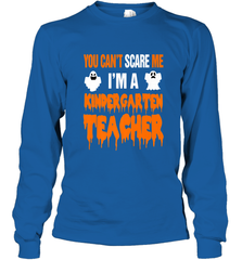 You Can't Scare Me I'm A Kindergarten Teacher Halloween Long Sleeve T-Shirt Long Sleeve T-Shirt - HHHstores